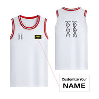 Thumbnail for Aviation DNA Designed Basketball Style Sports Tank Tops