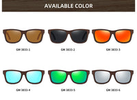 Thumbnail for New Retro Polarized Wooden Frame Sunglasses