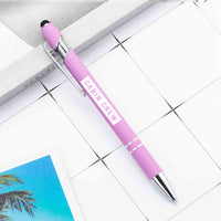 Thumbnail for Cabin Crew Text Designed Ballpens Capacitive Screen Touch Pens