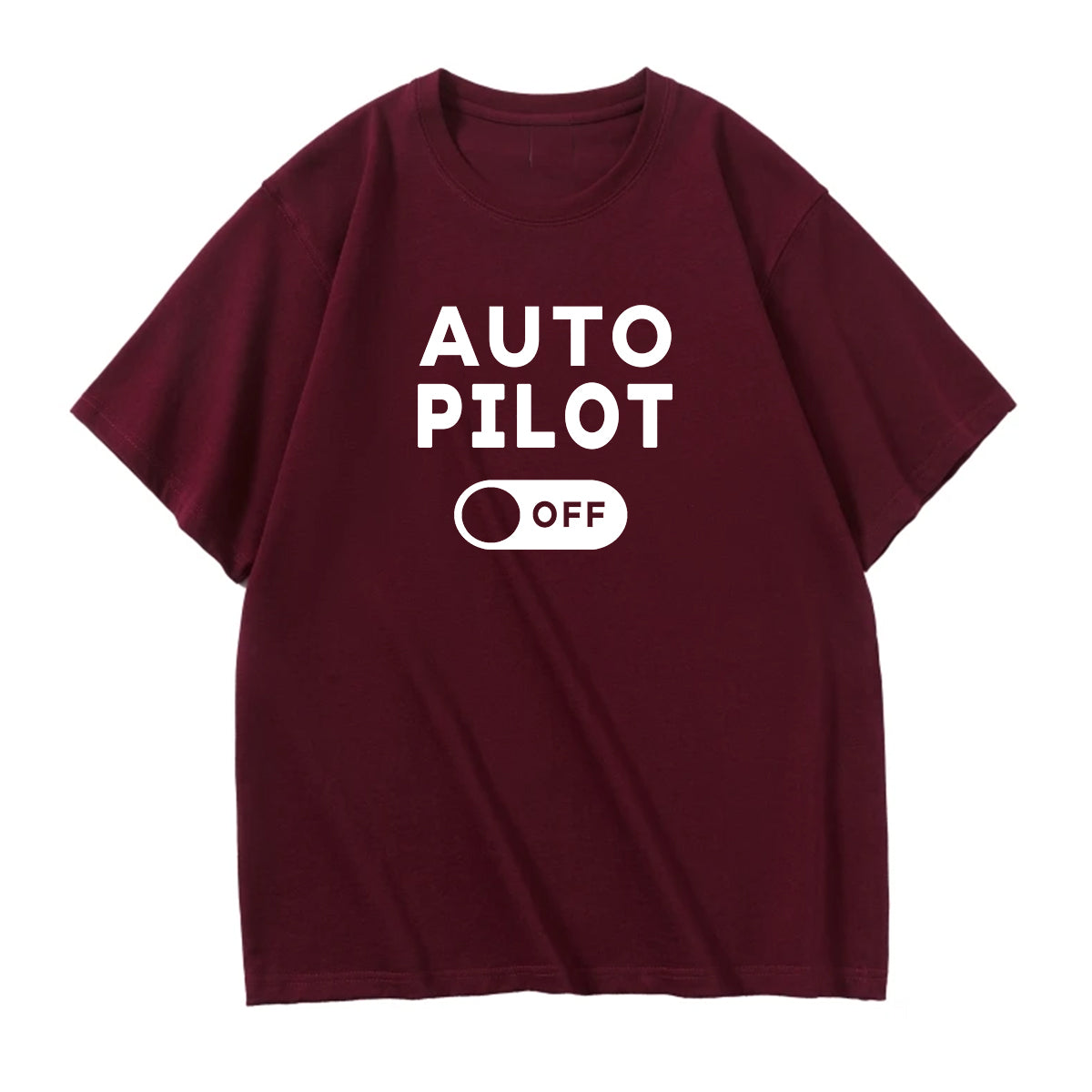 Auto Pilot Off Designed Relax Fit T-Shirts