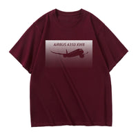 Thumbnail for Airbus A350XWB & Dots Designed Relax Fit T-Shirts