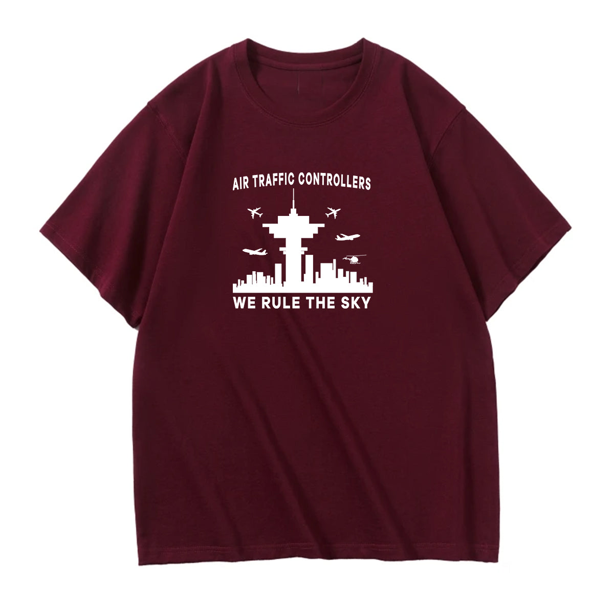 Air Traffic Controllers - We Rule The Sky Designed Relax Fit T-Shirts