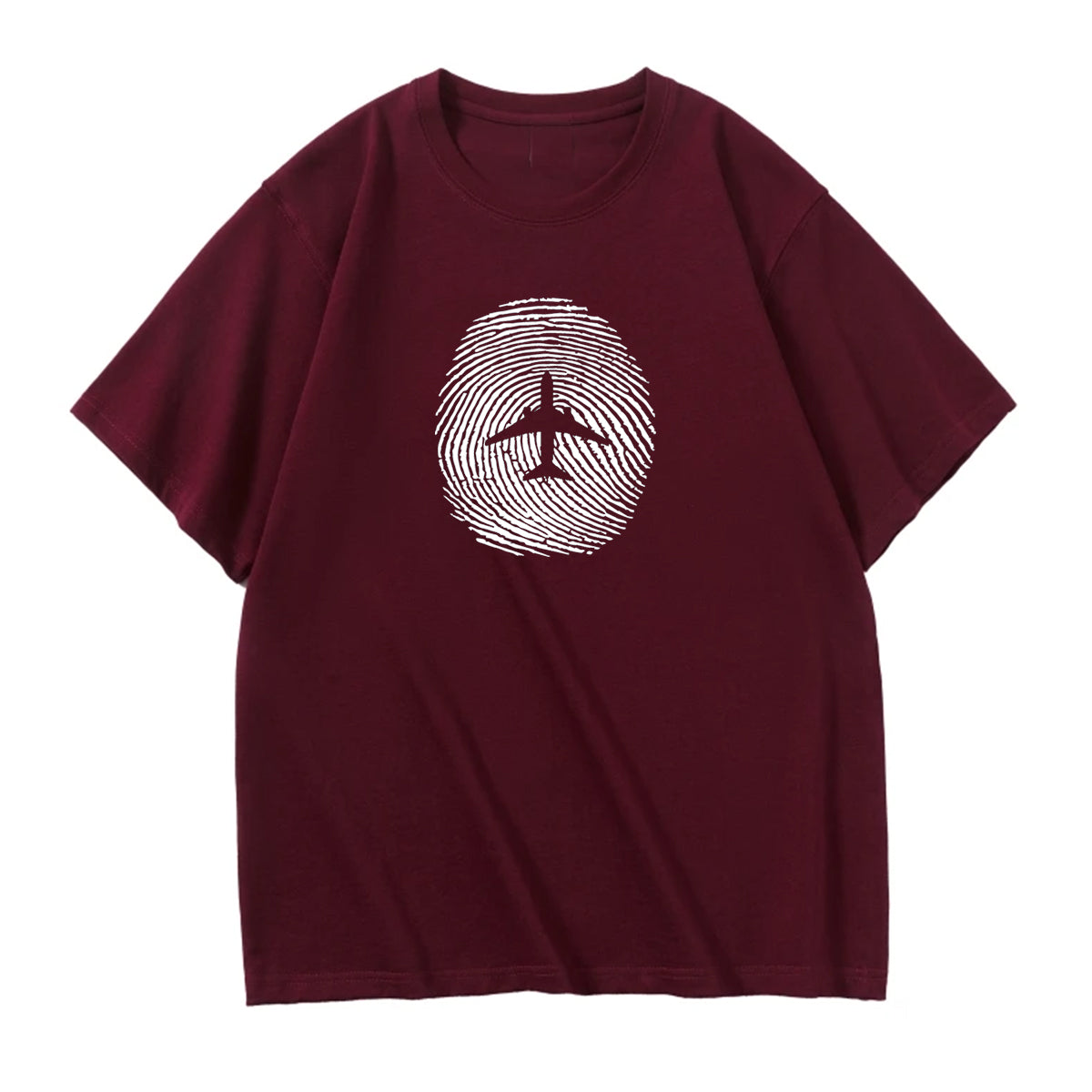 Aviation Finger Print Designed Relax Fit T-Shirts