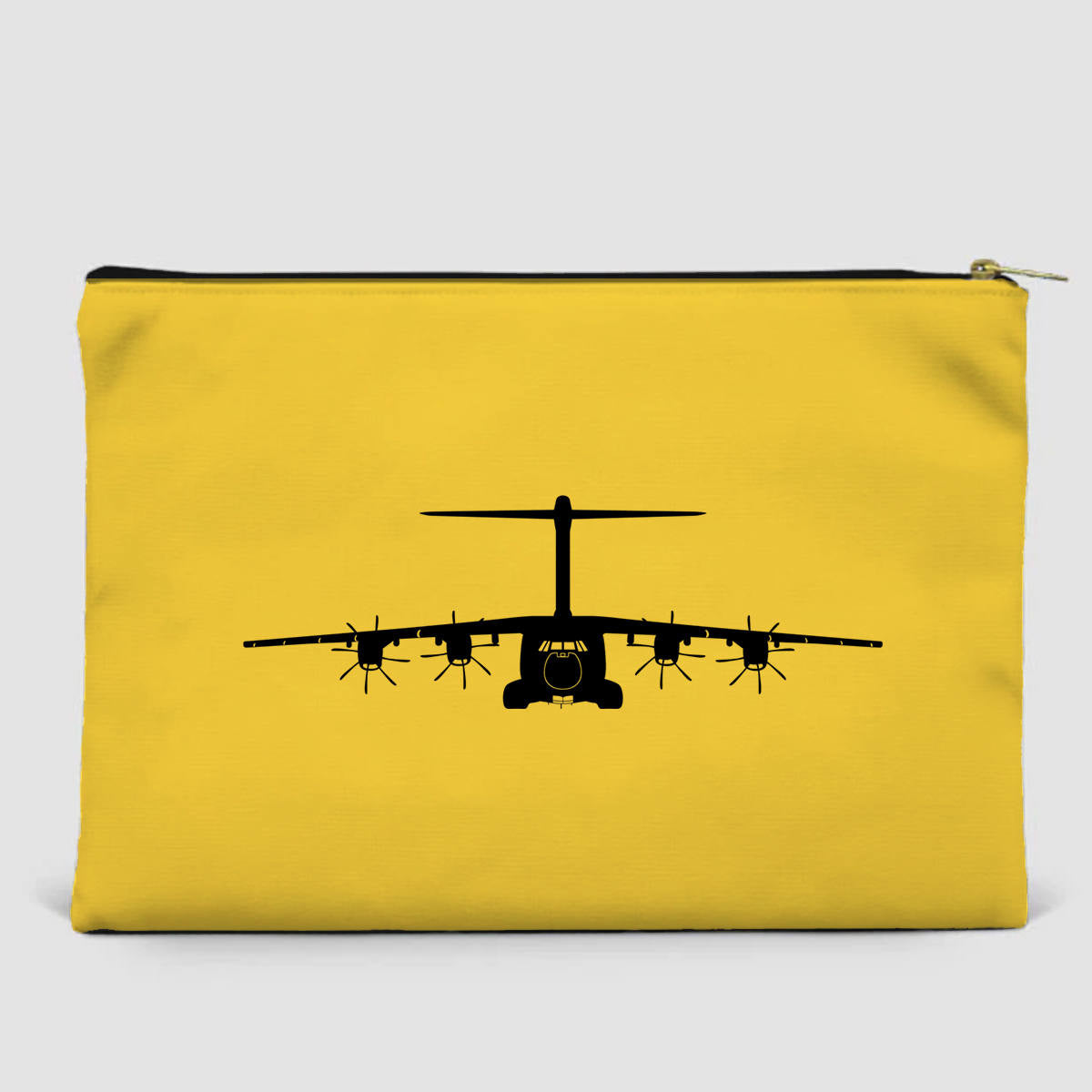 Airbus A400M Silhouette Designed Zipper Pouch