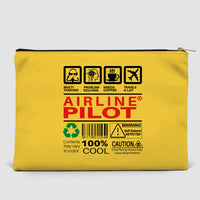 Thumbnail for Airline Pilot Label Designed Zipper Pouch