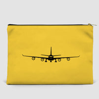 Thumbnail for Airbus A340 Silhouette Designed Zipper Pouch