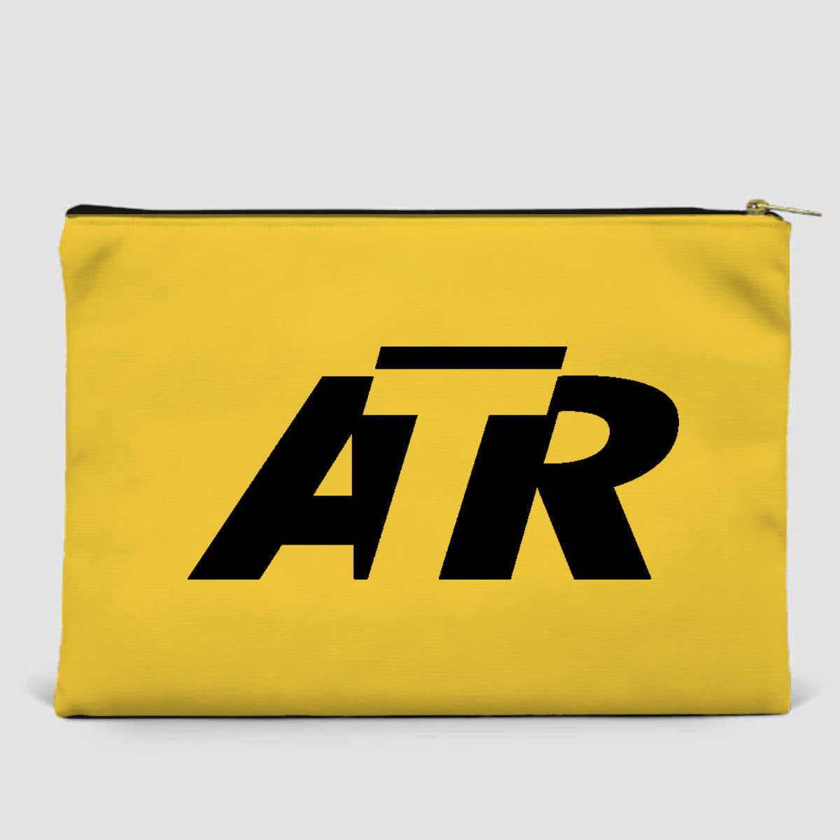 ATR & Text Designed Zipper Pouch