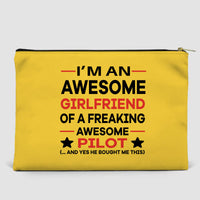 Thumbnail for I am an Awesome Girlfriend Designed Zipper Pouch