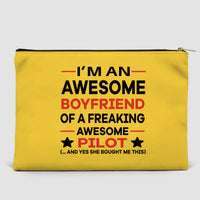 Thumbnail for I am an Awesome Boyfriend Designed Zipper Pouch