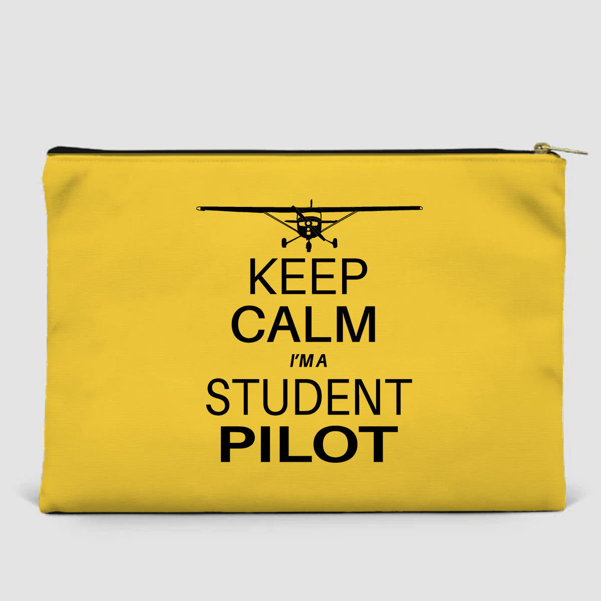 Student Pilot Designed Zipper Pouch