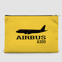 Thumbnail for Airbus A320 Printed Designed Zipper Pouch