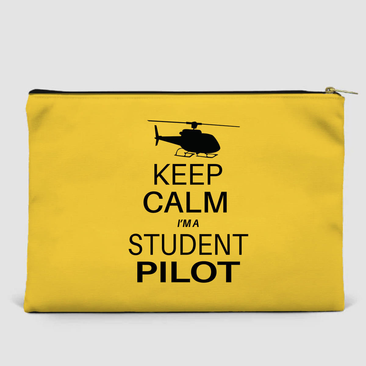 Student Pilot (Helicopter) Designed Zipper Pouch