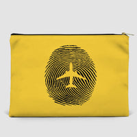 Thumbnail for Aviation Finger Print Designed Zipper Pouch