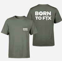 Thumbnail for Born To Fix Airplanes Designed Pocket T-Shirts