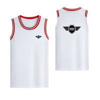 Thumbnail for Born To Fly & Badge Designed Basketball Style Sports Tank Tops