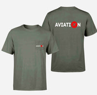 Thumbnail for Aviation Designed Pocket T-Shirts