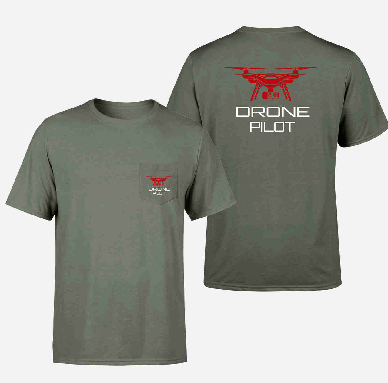 Drone Pilot Designed Pocket T-Shirts