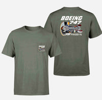 Thumbnail for Boeing 747 & PW4000-94 Engine Designed Pocket T-Shirts