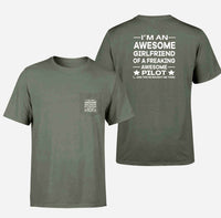 Thumbnail for I am an Awesome Girlfriend Designed Pocket T-Shirts