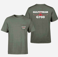 Thumbnail for Amazing Gulfstream G700 Designed Pocket T-Shirts