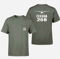 Thumbnail for Cessna 208 & Plane Designed Pocket T-Shirts