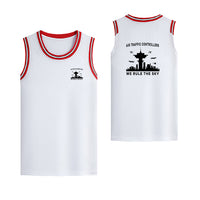 Thumbnail for Air Traffic Controllers - We Rule The Sky Designed Basketball Style Sports Tank Tops