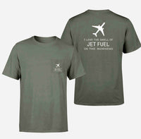 Thumbnail for I Love The Smell Of Jet Fuel In The Morning Designed Pocket T-Shirts