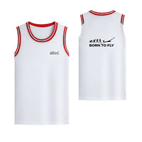 Thumbnail for Born To Fly Glider Designed Basketball Style Sports Tank Tops