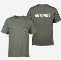 Thumbnail for Antonov & Text Designed Pocket T-Shirts