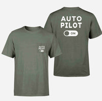 Thumbnail for Auto Pilot ON Designed Pocket T-Shirts