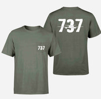 Thumbnail for Boeing 737 Designed Designed Pocket T-Shirts