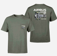 Thumbnail for Airbus A330neo & Trent 7000 Designed Pocket T-Shirts