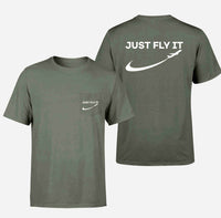 Thumbnail for Just Fly It 2 Designed Pocket T-Shirts