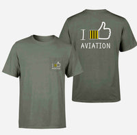 Thumbnail for I Like Aviation Designed Pocket T-Shirts