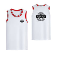 Thumbnail for %100 Original Aviator Designed Basketball Style Sports Tank Tops