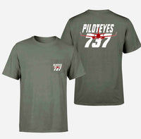 Thumbnail for Amazing Piloteyes737 Designed Pocket T-Shirts