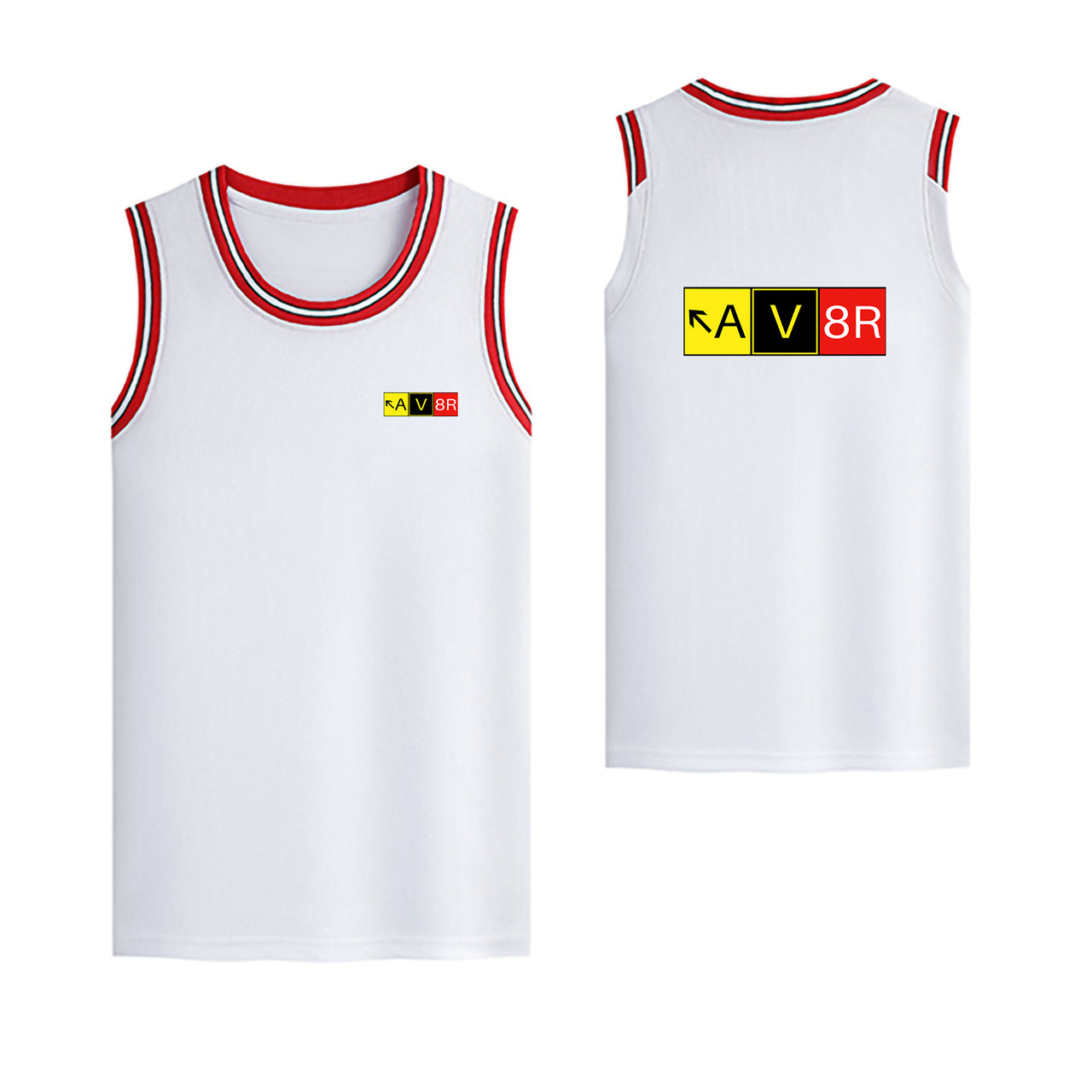 AV8R Designed Basketball Style Sports Tank Tops