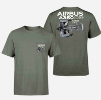 Thumbnail for Airbus A350 & Trent Wxb Engine Designed Pocket T-Shirts