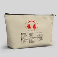 Thumbnail for Aviation Alphabet 3 Designed Zipper Pouch