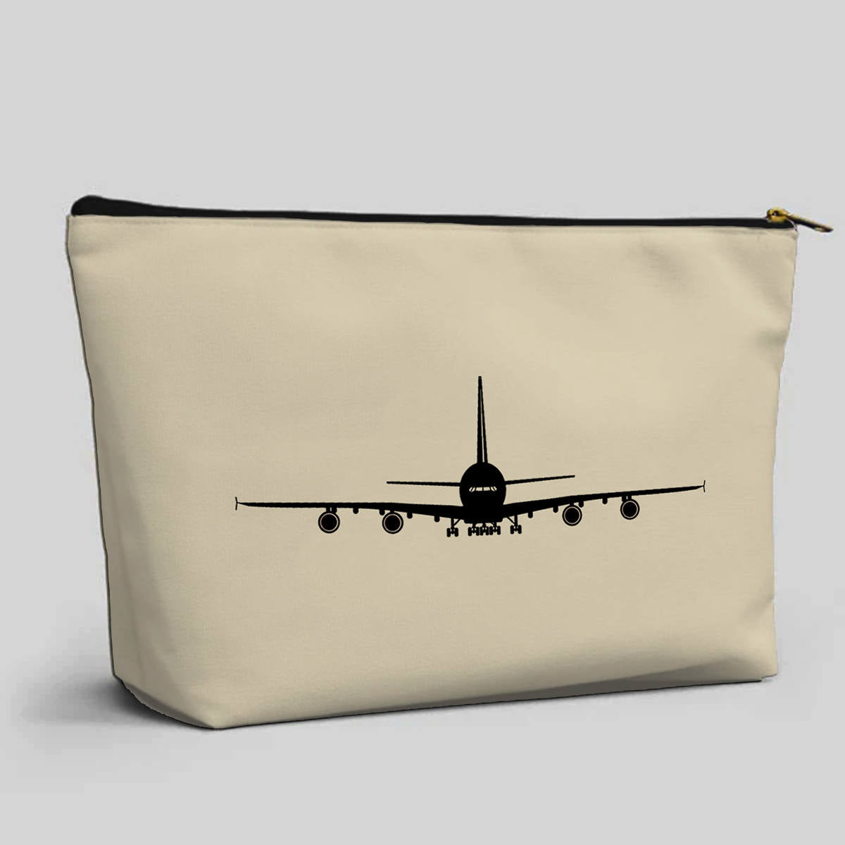 Airbus A380 Silhouette Designed Zipper Pouch