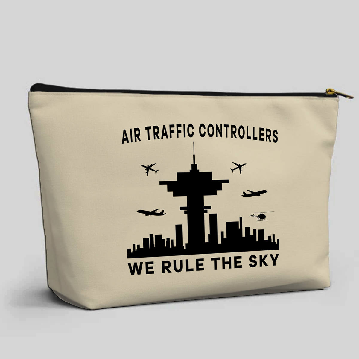 Air Traffic Controllers - We Rule The Sky Designed Zipper Pouch