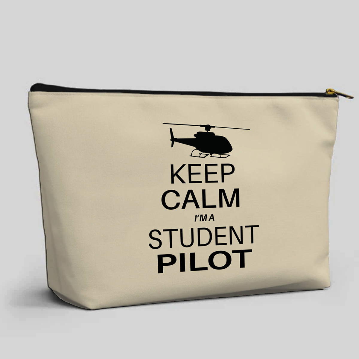 Student Pilot (Helicopter) Designed Zipper Pouch