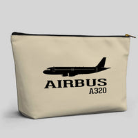 Thumbnail for Airbus A320 Printed Designed Zipper Pouch