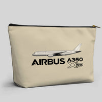 Thumbnail for The Airbus A350 WXB Designed Zipper Pouch