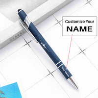 Thumbnail for Boeing 767 Silhouette Designed Ballpens Capacitive Screen Touch Pens