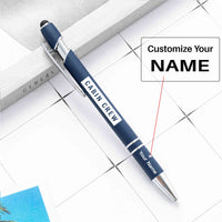 Thumbnail for Cabin Crew Text Designed Ballpens Capacitive Screen Touch Pens