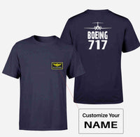 Thumbnail for Boeing 717 & Plane Designed Pocket T-Shirts