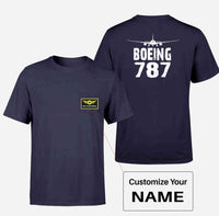 Thumbnail for Boeing 787 & Plane Designed Pocket T-Shirts