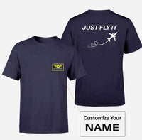 Thumbnail for Just Fly It Designed Pocket T-Shirts