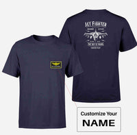 Thumbnail for Jet Fighter - The Sky is Yours Designed Pocket T-Shirts